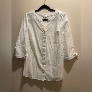 NWT- Cj Banks white top